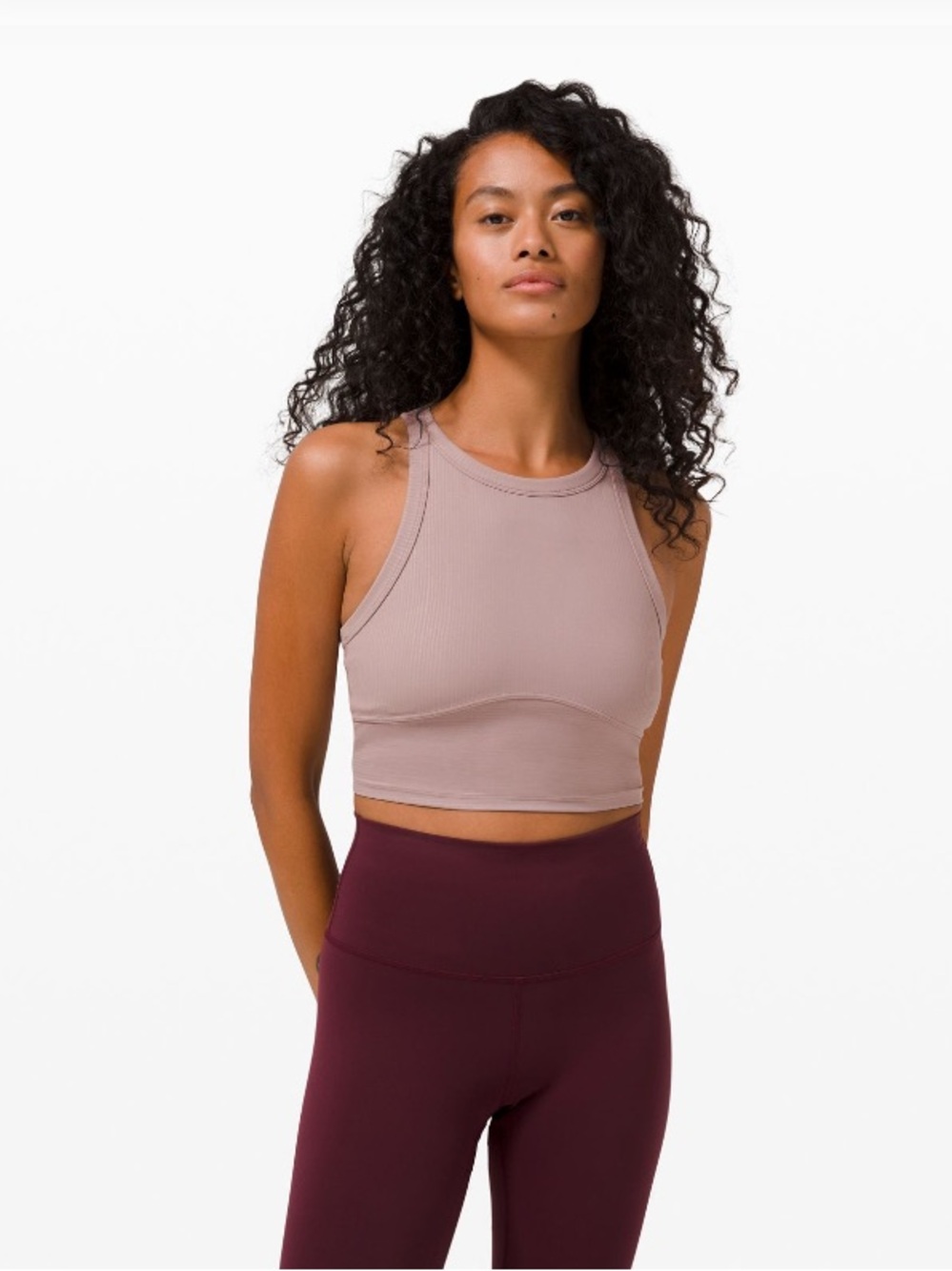 Lululemon High-Neck Cropped Tank